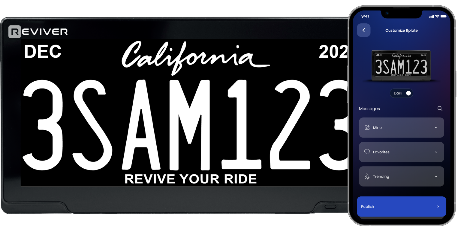 Reviver | Digital License Plates