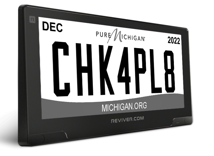Digital License Plates in Michigan Reviver