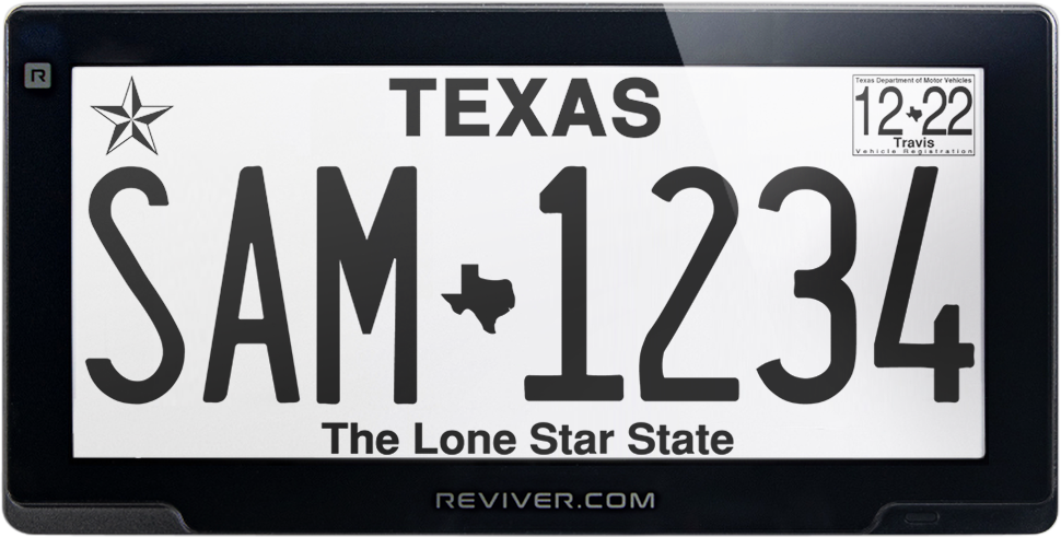 Digital License Plates in Texas