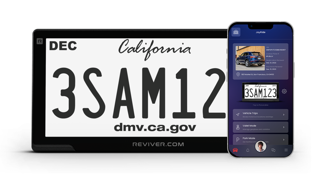 Reviver Digital License Plates