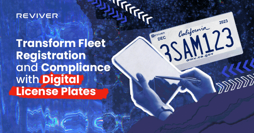 Fleet Registration and compliance with digital license plates