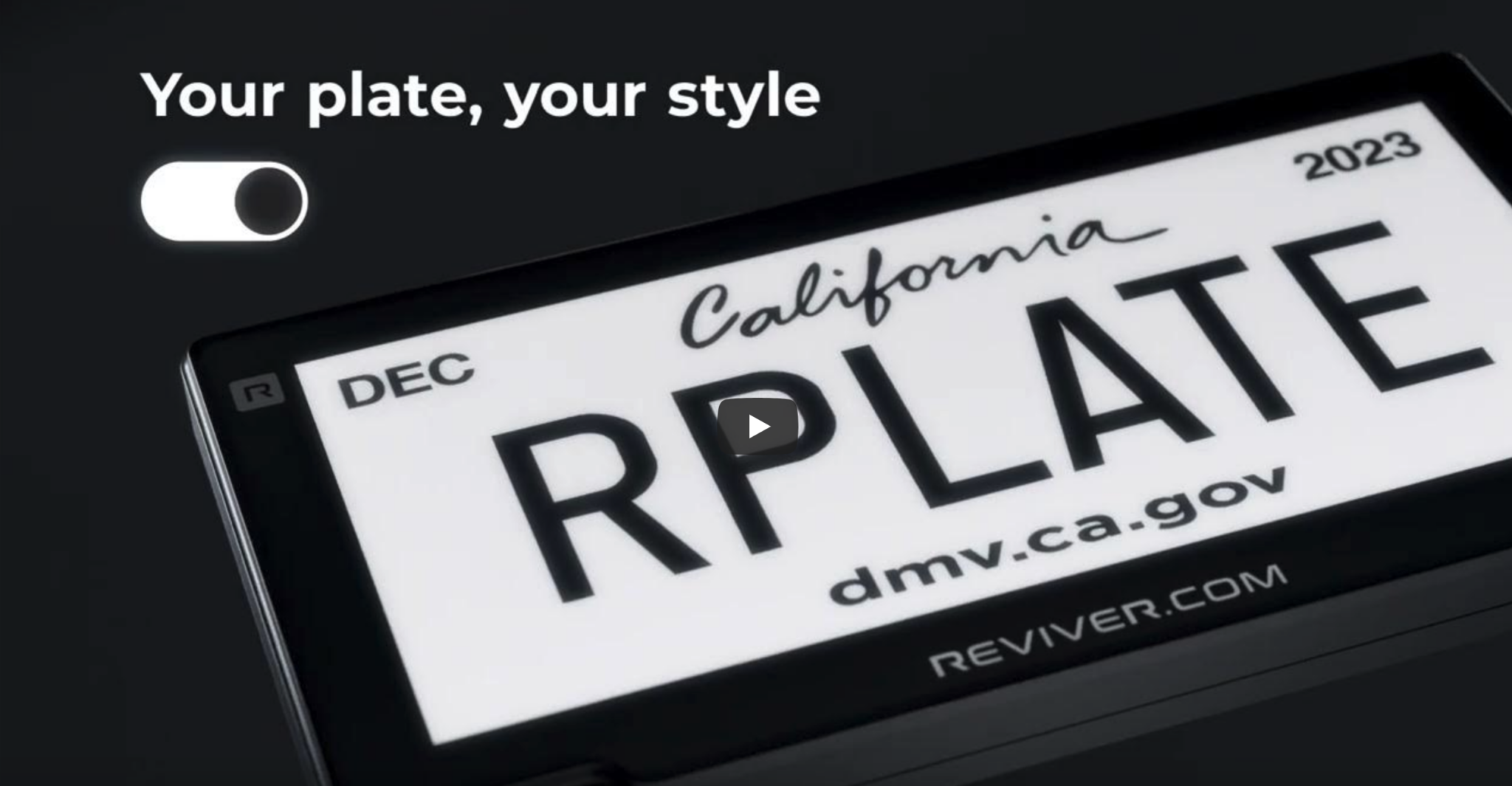 California License Plate Set 2 Personalized Plate