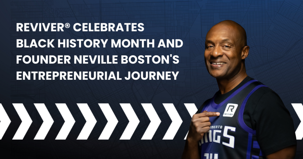 Reviver Founder Neville Boston shares his entrepreneurial journey in honor of Black History Month.