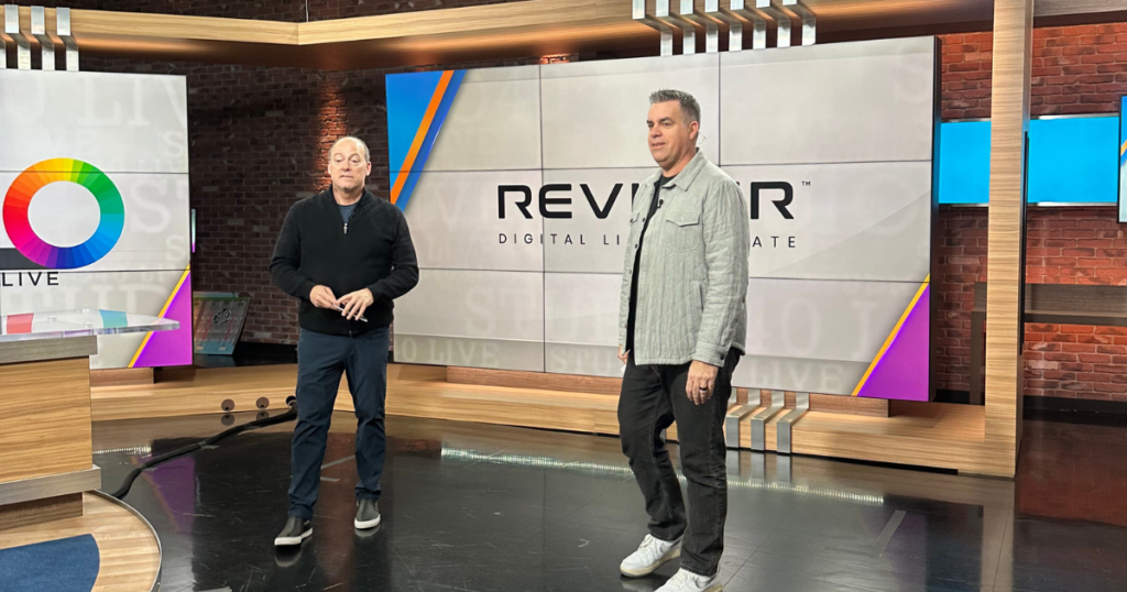 Behind the Scenes snapshot, Scott Moak and Gary Gelfand introduce Reviver and Neville! 